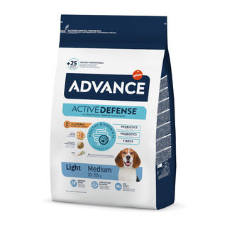 Advance Active Defense Medium Light Pollo y Arroz pienso para perros