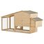 Gallinero de madera para exterior dos niveles, , large indicador imagen numero 4