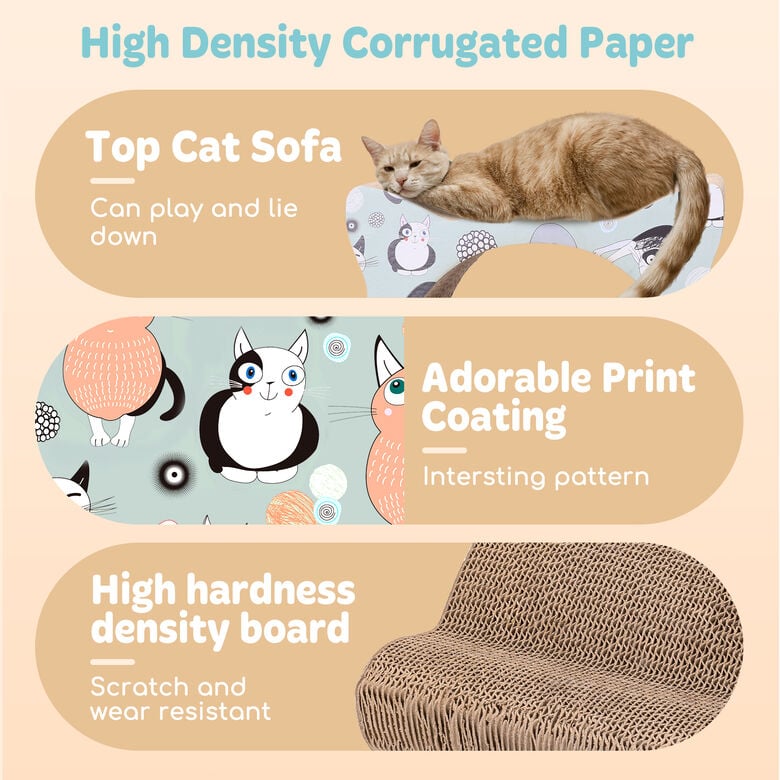 Nobleza Poste Rascador De Sisal Con Juguete Color Azul para gatos thumbnail