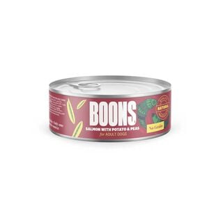 Boons Latas De Salmón Con Patata y Guisantes Para Perros Pack Ahorro 10×185 Gr
