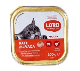 Lord comida húmeda Ternera 100gr para gatos