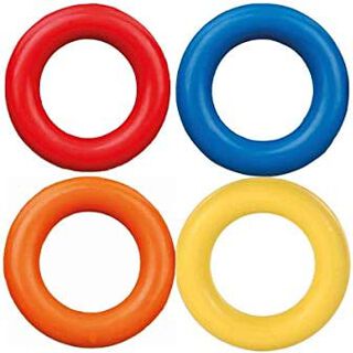 Anillo de caucho natural colores surtidos TRIXIE mordedor y juguete para perros