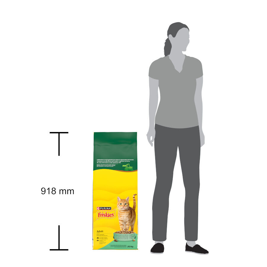 20 kg Friskies Conejo y Pollo pienso para gatos, , large Imagen numero 7