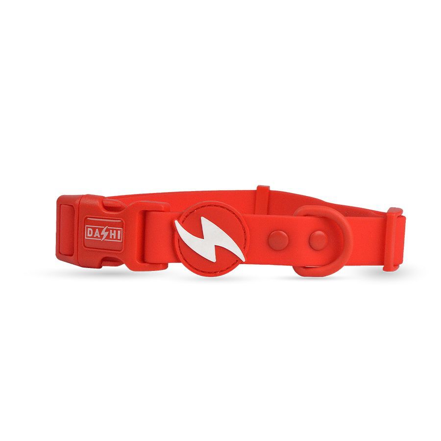 Dashi colorflex collar de TPU rojo para perros, , large Imagen numero 1