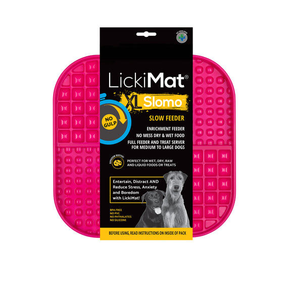 Comedero LickiMat Slomo XL Rosa para perro, , large Imagen numero 1