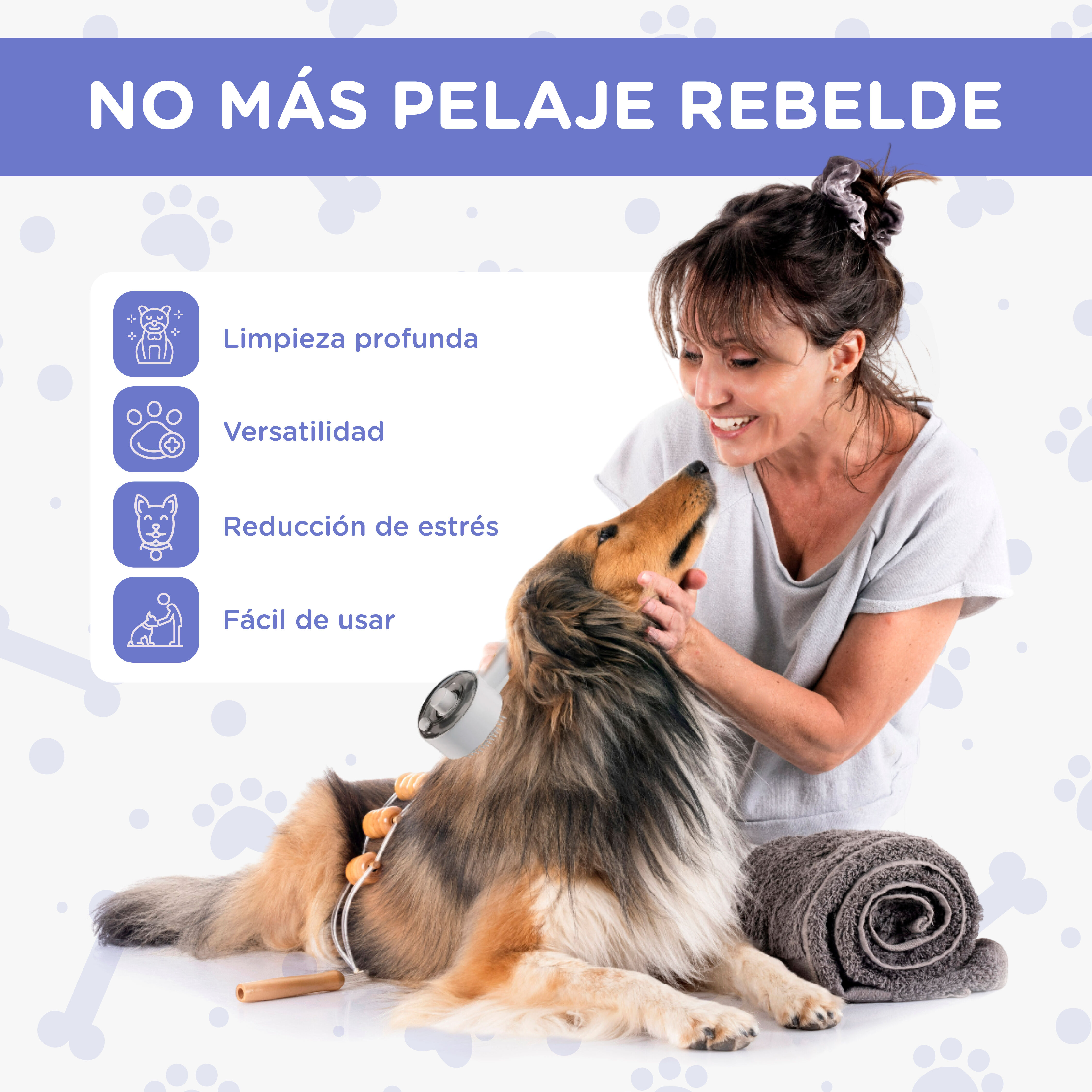 TheKingPet Cepillo Masajeador Quitapelos para perros thumbnail