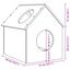 vidaXL Casa para gatos madera maciza pino 41x50x50 cm, , large indicador imagen numero 5