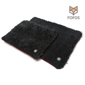 FOFOS | Alfombrilla Viscoel&aacute;stica con Forro de Chenille (Gris Oscuro) M - Para Perro