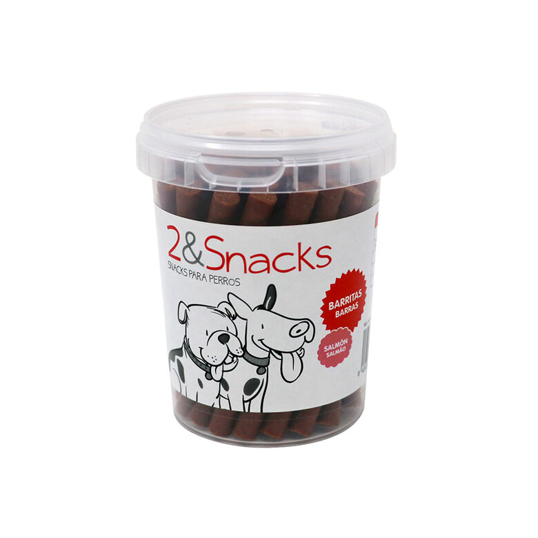 2&Snacks Salmón Barritas para perros, , large image number null