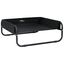 vidaXL Cama Elevada para Perros Sofá Silla Tela Oxford y Acero Negro, , large indicador imagen numero 1