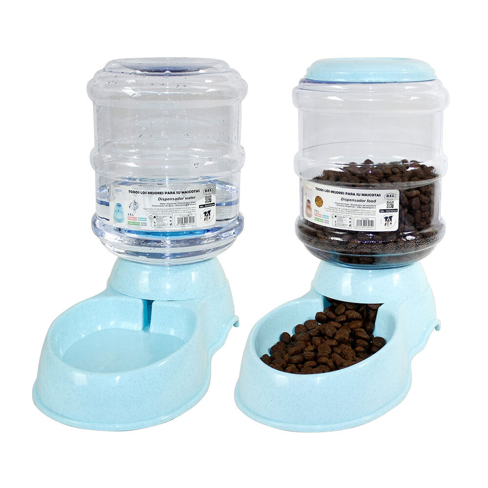 Dispensador de Agua Autom&aacute;tico para Mascotas de Gatos/Perros 3.5L x 2 Piezas Dispensador Comida y Agua de Perros , color entrega al azar, , large Imagen numero 4