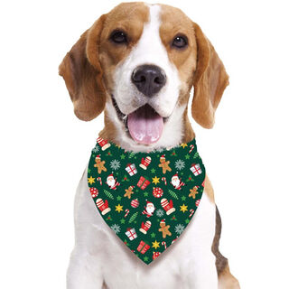 Guirma Pañuelo Navideño Estampado Para perro