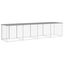 vidaXL Gallinero con techo acero galvanizado gris claro 1003x98x90 cm, , large indicador imagen numero 8