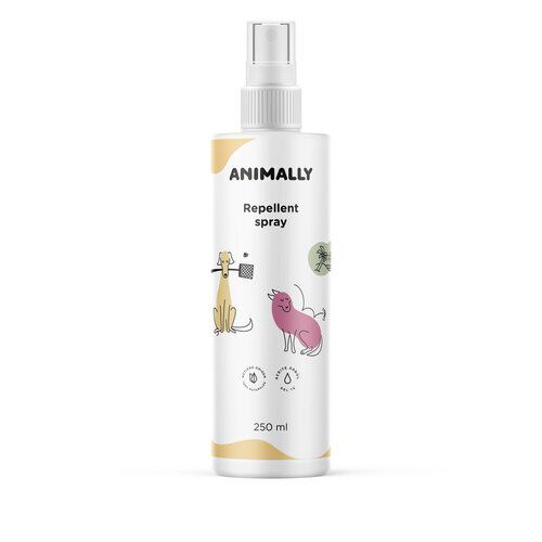 Animally spray repelente de insectos para perros