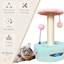 Arbol Rascador para Gatos. Rascador Gato Pequeño de 35 CM. Torre para Gatos con 2 Bolas de Juego. Arranhador para Gatos. Arbol Gato en Forma de Flor, , large indicador imagen numero 3