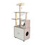 Leeby Luna árbol rascador con mueble para gatos, , large indicador imagen numero 1