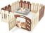 COSTWAY Parque de Juegos para Mascotas de 8 Paneles, Pluma de Ejercicios para Mascotas HDPE Resistente a la Intemperie con Puerta, Patrones Lindos y Esquinas Redondas Seguras, hasta 35cm de Altura, , large indicador imagen numero 1