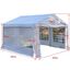 Carpa pabellon de jardin con ventanas y puerta color Blanco, , large indicador imagen numero 3