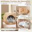 COSTWAY Árbol para Gatos, Torre de Gatos de 150 CM con Postes de Rascado de Sisal, Percha, Condominio, Hamaca, Cojines Lavables, Centro de Actividades para Escalar de 5 Capas, Mueble para Gatos en Interiores, , large indicador imagen numero 4