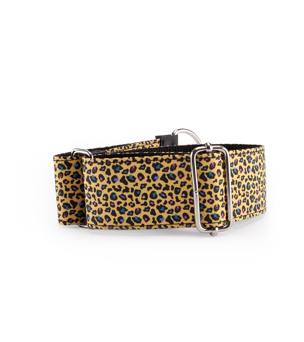 Collar Galgo Speedy Regulable Leopardo Amarillo, , large Imagen numero 2