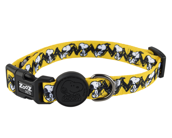 Collar para perro Snoopy color amarillo, , large Imagen numero 3