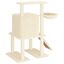 vidaXL Rascador para gatos con postes de sisal color crema 96,5 cm, , large indicador imagen numero 4