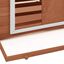 Vidaxl gallinero exterior color marrón, , large indicador imagen numero 5