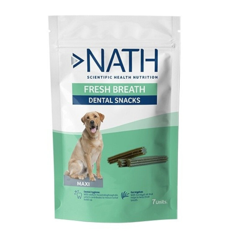Nath Snacks dentales Maxi Fresh Breath para perros, , large image number null
