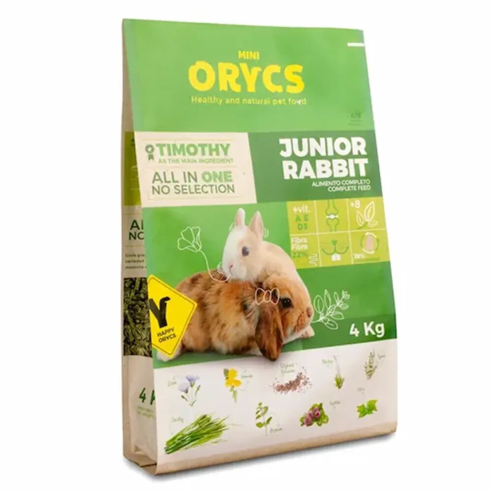 ORYCS Junior Rabbit Pienso completo para conejos baby, enanos y toy 1,4 kg, , large Imagen numero 3