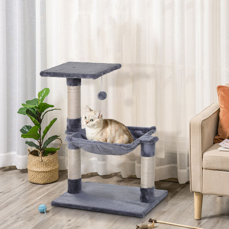 PawHut Árbol Gris para gatos thumbnail