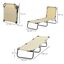 Outsunny Tumbonas Plegables Beige, , large indicador imagen numero 3