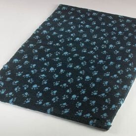 Ibañez Alfombra Absorvente Base Antideslizante Azul para mascotas