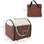 Transport&iacute;n PawHut: la soluci&oacute;n ideal para viajar con tu gato. Dise&ntilde;o pr&aacute;ctico, seguro y con estilo, perfecto para visitas al veterinario o escapadas inolvidables., , large indicador imagen numero 3