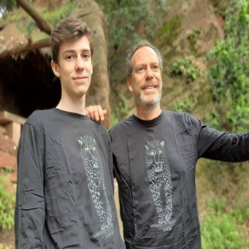 Camiseta unisex jaguar color Negro thumbnail