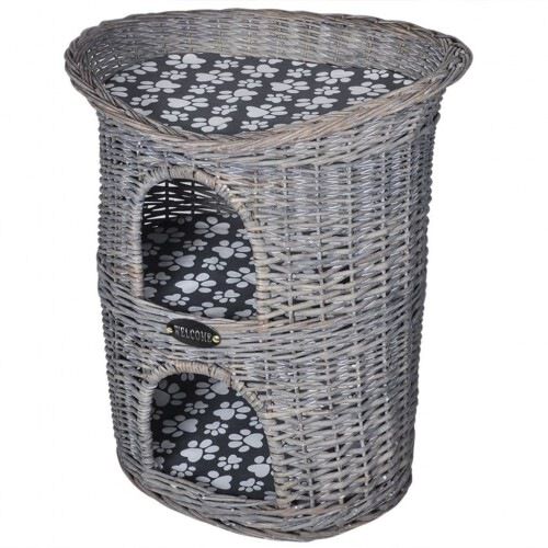 Cama de clearance mimbre para gatos