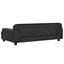 vidaXL Cama para perros de cuero sintético negra 90x53x30 cm, , large indicador imagen numero 4