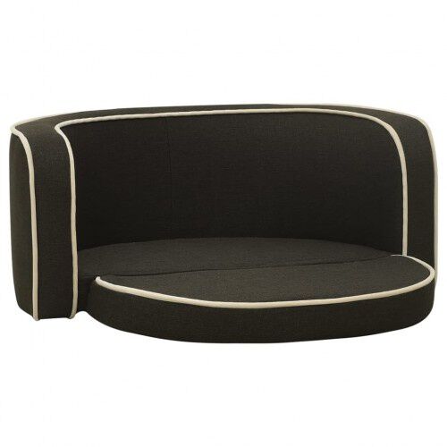 Vidaxl sof&aacute; plegable gris oscuro para perros, , large Imagen numero 3