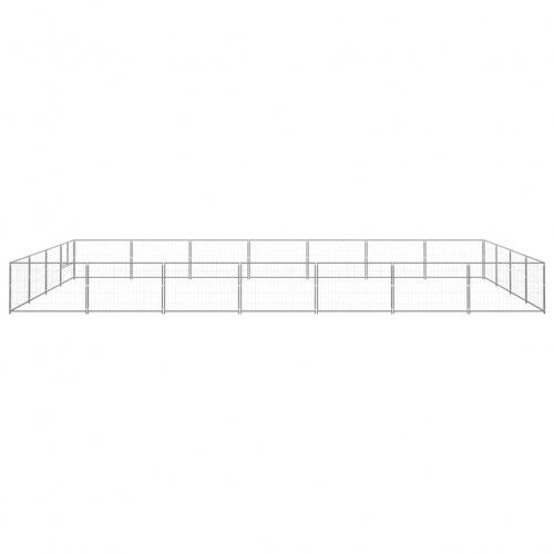 VidaXL Perrera de Acero Grande Rectangular para perros, , large Imagen numero 2