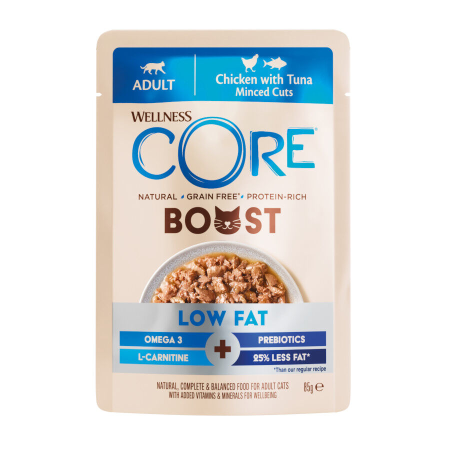85 g Wellness Core Boost Low fat Pollo y At&uacute;n sobre para gatos, , large Imagen numero 1