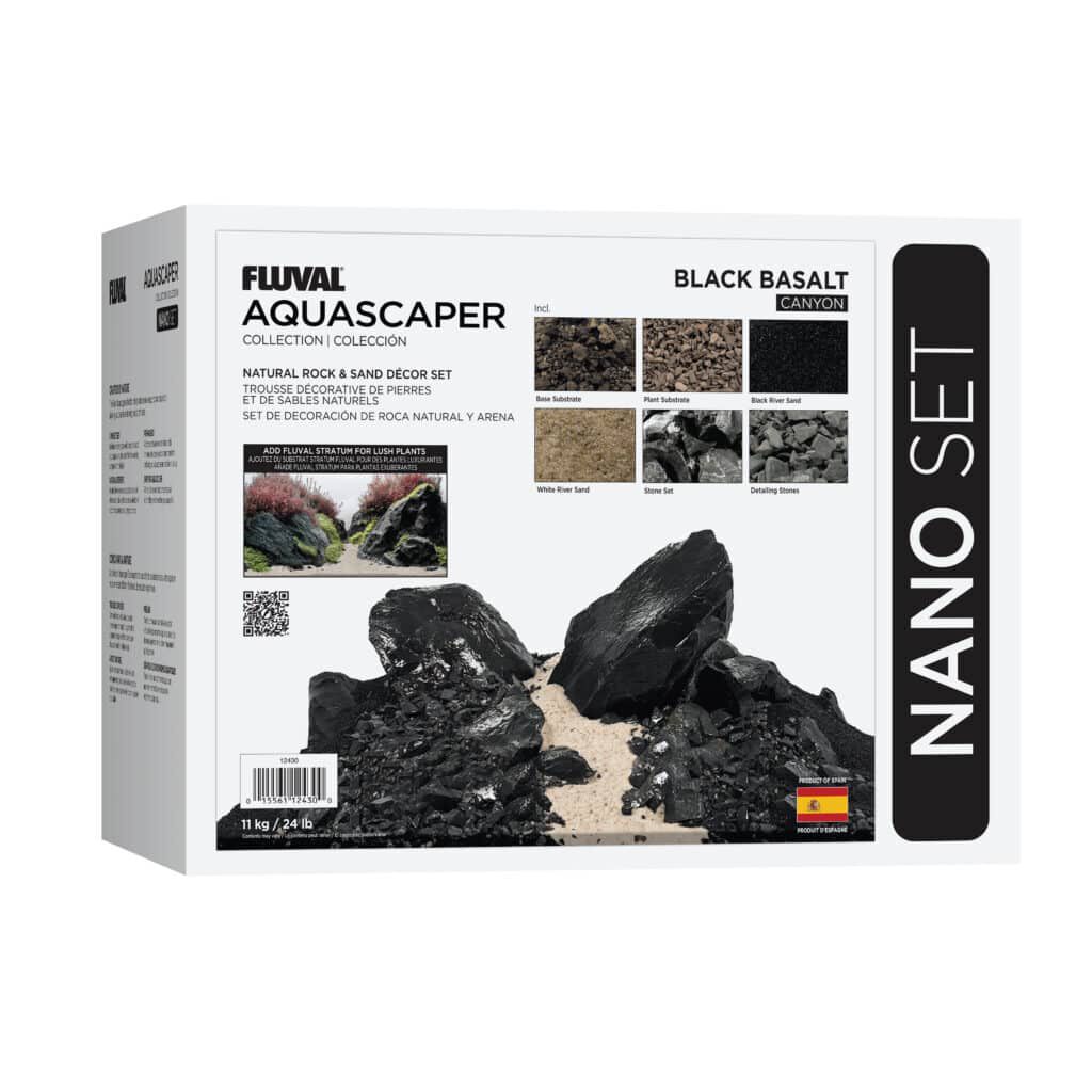 Kit Aquascaper Fluval, Ca&ntilde;&oacute;n de basalto negro,Mega, 21 kg, , large Imagen numero 6