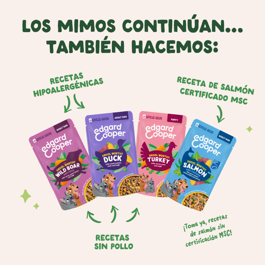 150 g Edgard & Cooper Adult Grain Free Cordero y Pollo sobre para perros, , large Imagen numero 5