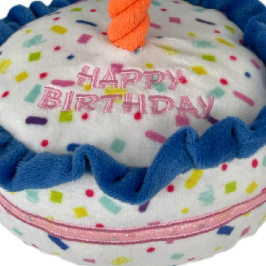 Tootoy! Comfort Brithday Cake Cuddler peluche con sonido para perros, , large Imagen numero 3