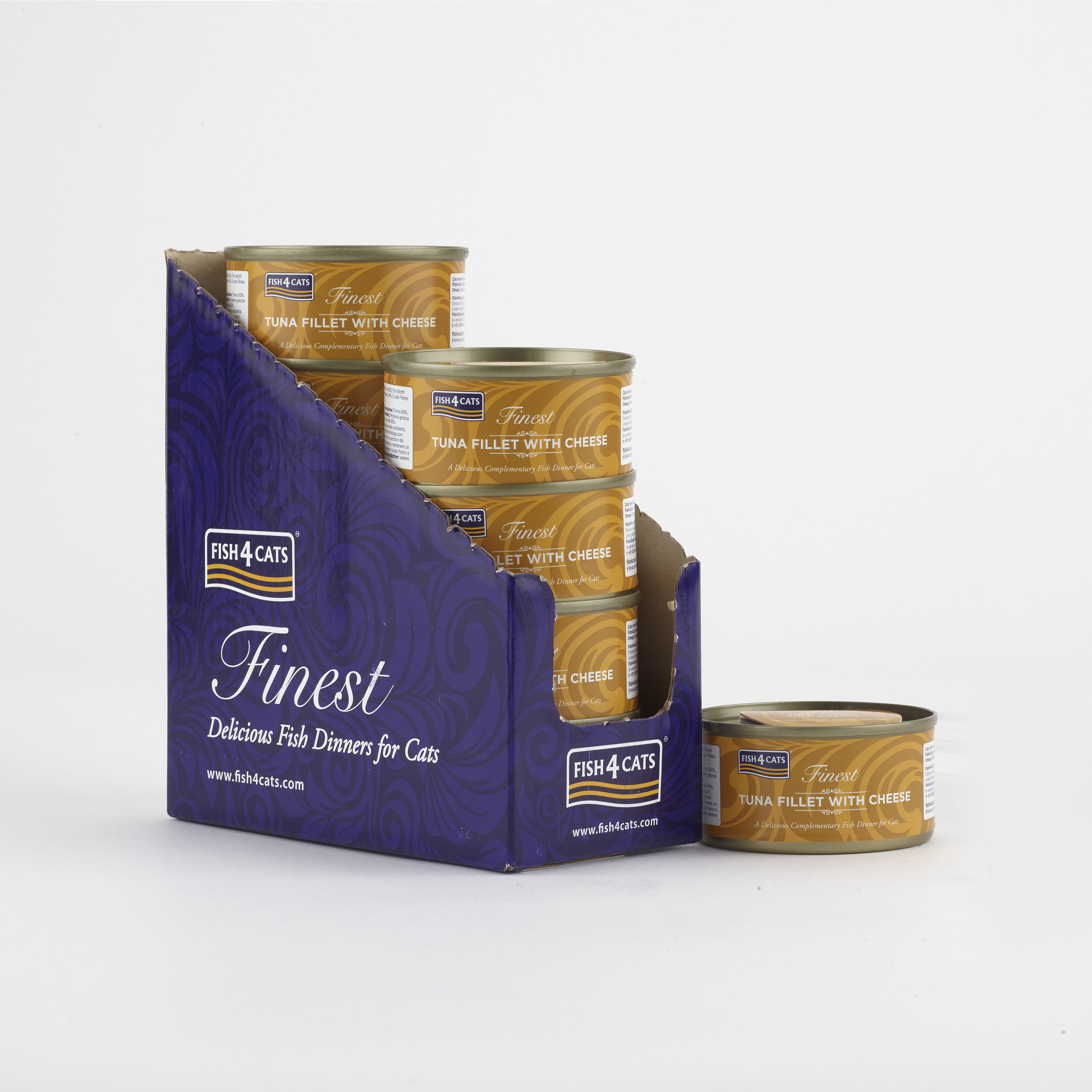 Fish4Cats Latas Filete Atún con Queso para gatos