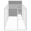 vidaXL Gallinero con corral acero galvanizado gris claro 165x251x181cm, , large indicador imagen numero 11