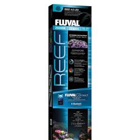 Pantalla de iluminación para acuario marino Fluval Reef 4.0 LED w/BT Mesh, 46W 88.2-125.8 cm