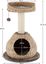 COSTWAY Árbol para Gatos con Palo Rascador en Sisal Natural, Posadero y Nicho Relajante, Pelota Juguete Colgando, Centro Actividad Torre para Gatos Versátil, , large indicador imagen numero 4