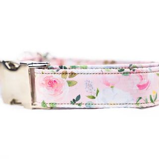 Pets & Props Collar PINK FLOWERS para perros
