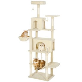 PawHut Árbol para Gatos Beige