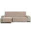 Vipalia Protector Funda Chaise Longue Lisa. Cubresofa Chenilla. Diseño Elite. Color Beige. Chaise Largo Izquierda, , large indicador imagen numero 4