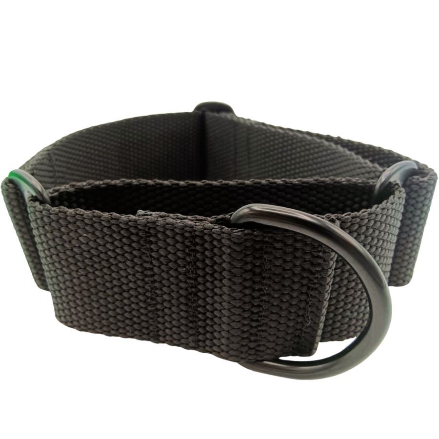 EGV - Collar Martingale. Collar galgo hecho a mano en Espa&ntilde;a (Negro), , large Imagen numero 1